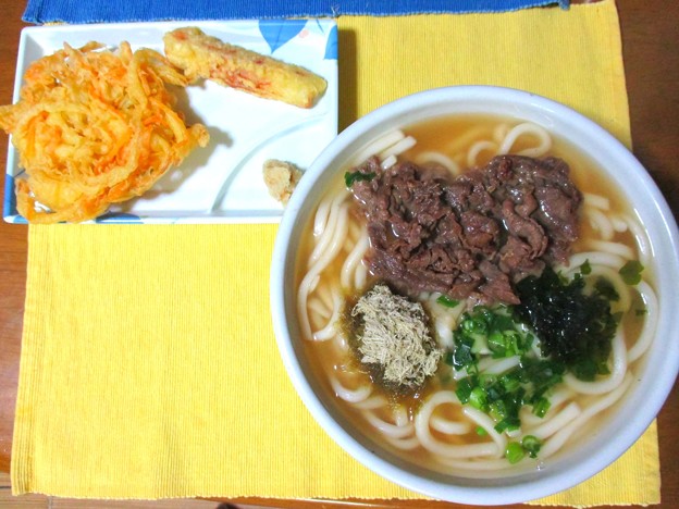 肉うどん&amp;天ぷら