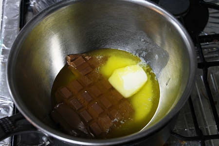 チョコとバター