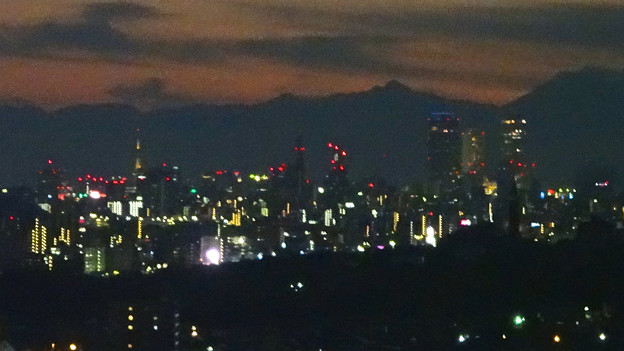 スカイワードあさひ No - 110:展望室からの夜景(名古屋テレビ塔と名駅ビル群)