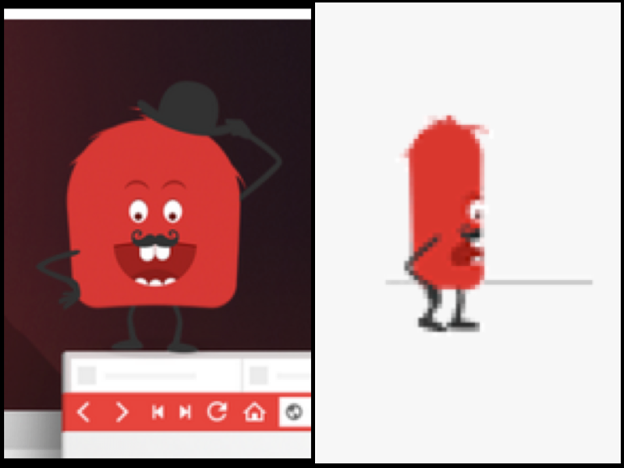 Vivaldiのマスコット「トニー」の横向き姿に衝撃!- 2