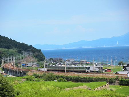 225系普通 湖西線北小松~近江高島