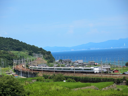 683系特急サンダーバード 湖西線北小松~近江高島01