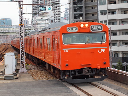 103系普通 大阪環状線野田駅01