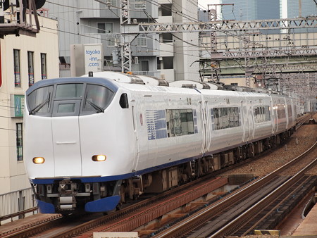 281系特急はるか 大阪環状線野田駅04