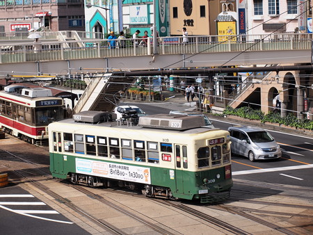 長崎電鉄300形 長崎駅前01