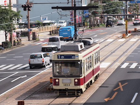 長崎電鉄1200形 長崎駅前01