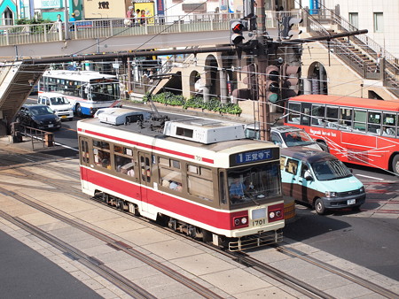 長崎電鉄1700形 長崎駅前02
