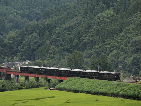 DF200 ななつ星 久大本線天ケ瀬~豊後中川02