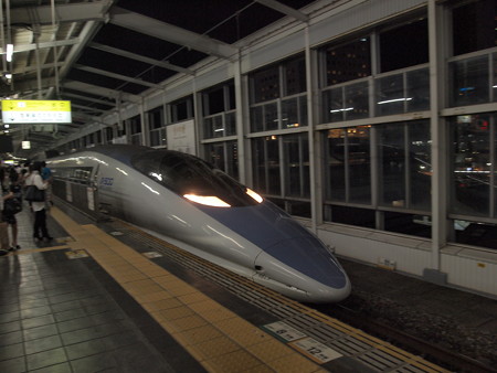 500系こだま 山陽新幹線岡山駅01