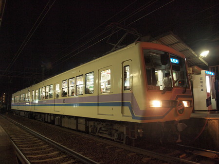 叡電800形 叡山本線茶山駅01