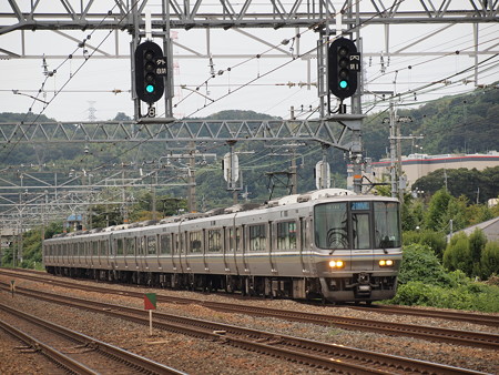 223系新快速 東海道本線島本~山崎06
