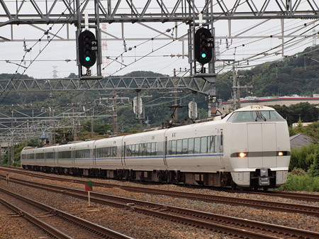 683系特急サンダーバード 東海道本線島本~山崎03