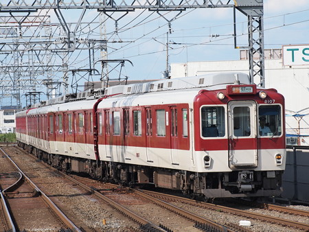 近鉄8000系急行 近鉄京都線新祝園駅