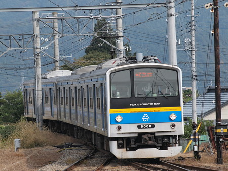 富士急6000系普通 富士急行線下吉田駅03