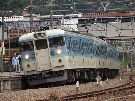115系信州色普通 中央本線四方津~上野原04