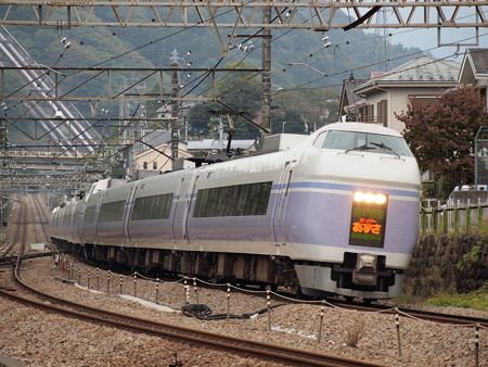 E351系特急スーパーあずさ中央本線四方津~上野原03