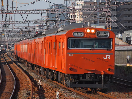 103系普通 大阪環状線野田駅02