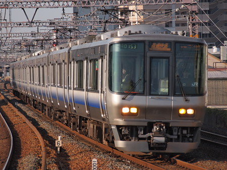 223系直通快速 大阪環状線野田駅