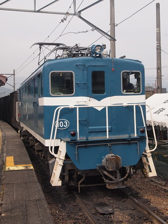 秩父鉄道デキ100形貨物 秩父鉄道長瀞駅03