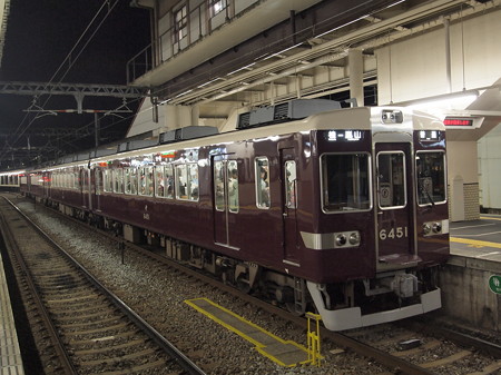 阪急6300系普通 阪急嵐山線桂駅03