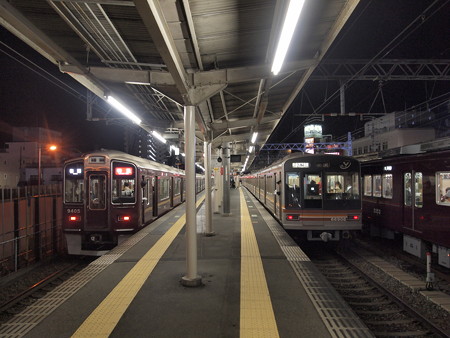 淡路駅での並び01