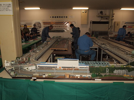 模型の展示 五位堂検修車庫01