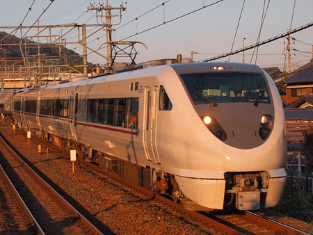 289系こうのとり回送 東海道本線島本駅