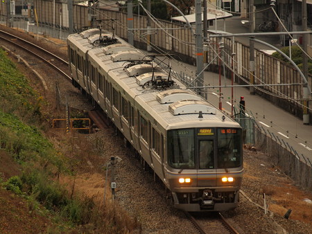 223系丹波路快速 東海道本線塚本~尼崎