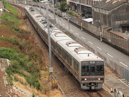 207系回送 東海道本線塚本~尼崎