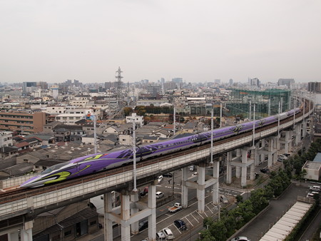 500系エヴァ新幹線 こだま 山陽新幹線新神戸~新大阪02