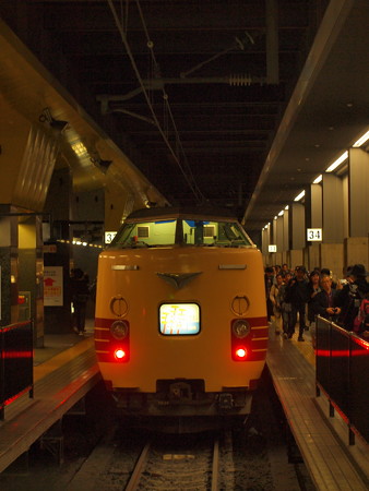 ありがとう381系号 山陰本線京都駅04