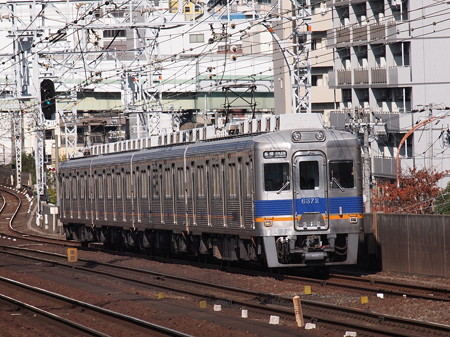 南海6300系各停 南海高野線新今宮駅