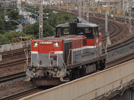 DE10単機回送 東海道本線神戸~元町