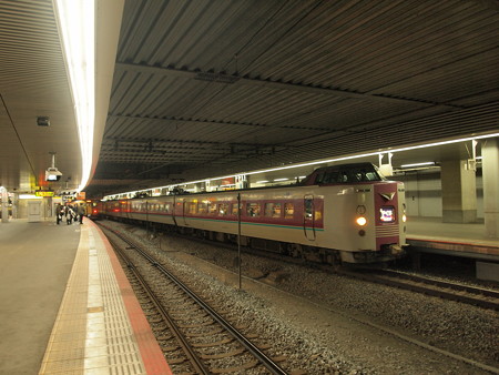 381系特急やくも 山陽本線岡山駅05