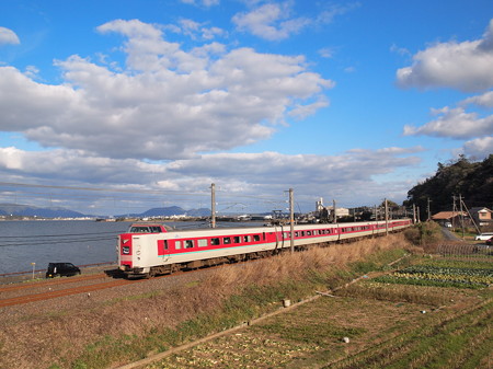 381系特急やくも 山陰本線玉造温泉~来待03