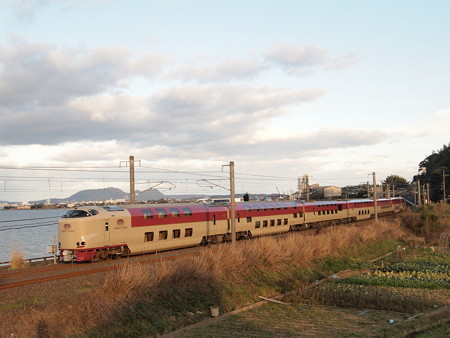 285系サンライズ出雲 山陰本線玉造温泉~来待02