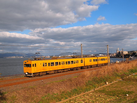 115系普通 山陰本線玉造温泉~来待01