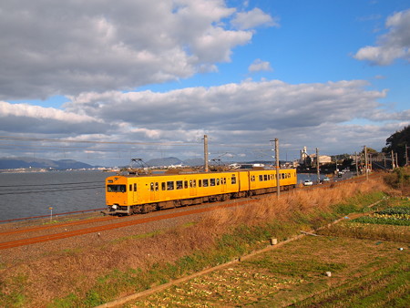 115系普通 山陰本線玉造温泉~来待02