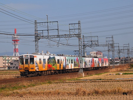 近鉄6620系開運号 近鉄南大阪線尺土~高田市01