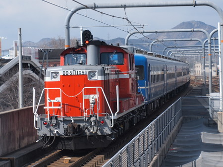 DD51 網干訓練 山陽本線加古川駅02