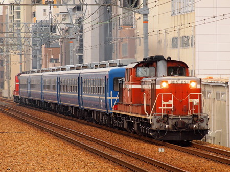 DD51 網干訓練 東海道本線さくら夙川駅01