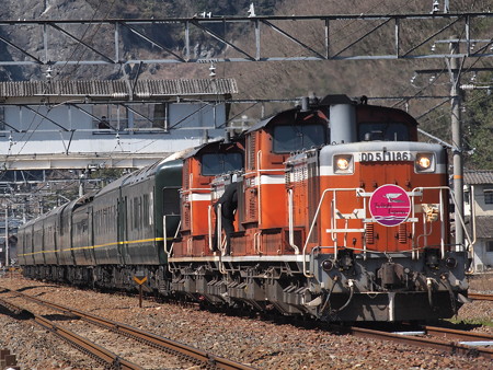 DD51 トワイライトエクスプレス 伯備線美袋~日羽04