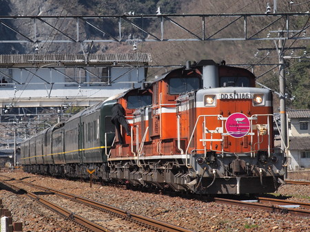 DD51 トワイライトエクスプレス 伯備線美袋~日羽05