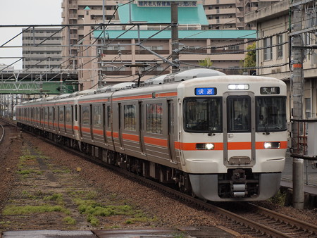 313系快速 東海道本線稲沢駅