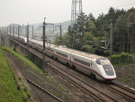 E3系+E2系 東北新幹線なすの 東北新幹線宇都宮~那須塩原