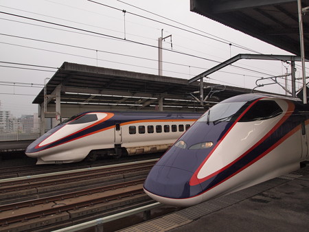 E3系つばさ 東北新幹線宇都宮駅