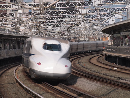 N700系のぞみ 東海道新幹線浜松駅01