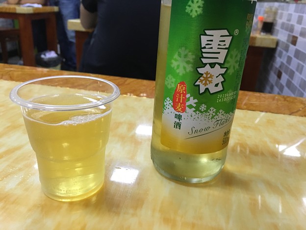 上海ローカル飯屋　回鍋肉と雪花ビール (4)