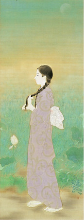 鏑木清方『朝涼』