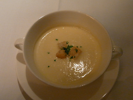 ハイアット箱根　ディナー　スープ